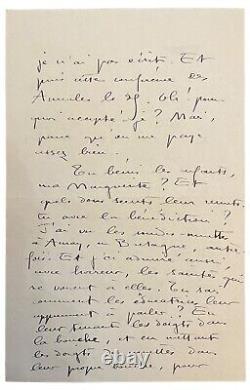 COLETTE. Lettre autographe signée, à Marguerite Moreno institut de beauté