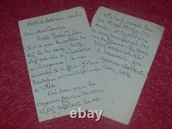 COLL HENRY DAVRAY LETTRE AUTOGRAPHE SIGNEE STUART MERRILL (Poète americain) 1901