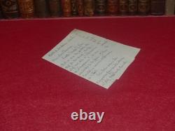 COLL HENRY DAVRAY LETTRE AUTOGRAPHE SIGNEE STUART MERRILL (Poète americain) 1901