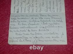 COLL HENRY DAVRAY LETTRE AUTOGRAPHE SIGNEE STUART MERRILL (Poète americain) 1901