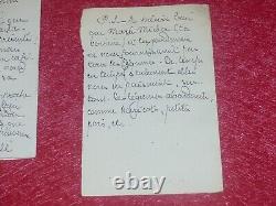 COLL HENRY DAVRAY LETTRE AUTOGRAPHE SIGNEE STUART MERRILL (Poète americain) 1901