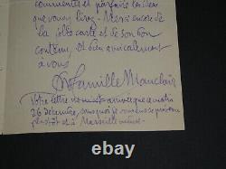 Camille MAUCLAIR LETTRE AUTOGRAPHE SIGNÉE à Octave UZANNE à Grasse