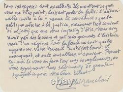 Camille MAUCLAIR Lettre autographe signée à Maurice GARÇON