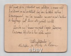 Camille Mauclair Carte lettre autographe signée virulente absolu mépris