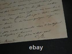 Camille Stamaty, Pianiste Lettre autographe signée adressée à sa soeur Atala