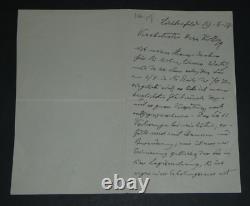 Carl STUMPF LETTRE AUTOGRAPHE SIGNÉE DE FÉLICITATIONS, 1928