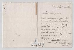 Carlo Chérubini Lettre autographe signée & une L. A. S de son épouse 1936