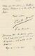 Catulle MendÈs Lettre Autographe Signée Sur Le Personnage De Scarron Théâtre