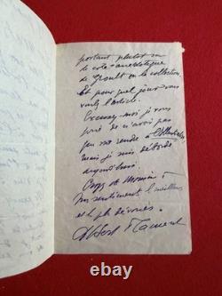 Cb86-albert Flament-lettre Autographe Signée-l'illustration-article Sur Groult