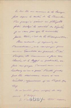 Charles-Ange LAISANT Lettre autographe signée à son père Benjamin LAISANT