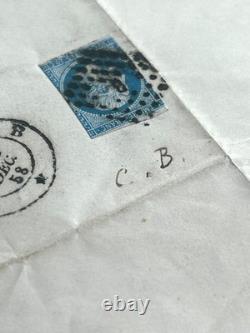 Charles BAUDELAIRE Lettre autographe signée Poulet Malassis cachet 1858