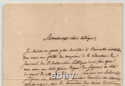 Charles Héguin de Guerle Lettre autographe signée 1807