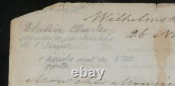 Charles Thélin Lettre autographe signée Napoléon III à Wilhelmshöhe 1870