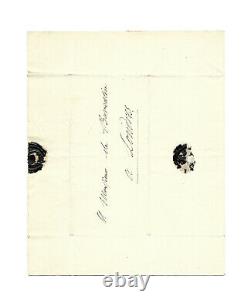 Charles X / Lettre autographe signée / Exil / Royaume-Uni / Empire / Complot
