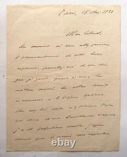 Charles de GAULLE Belle lettre autographe signée à un colonel, 1937