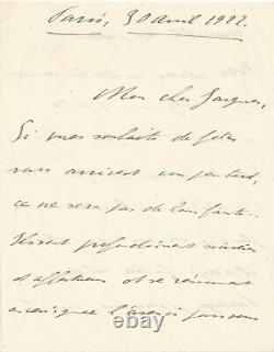 Charles de GAULLE / Lettre autographe signée de jeunesse. Avril 1922