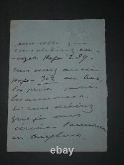 Christine BLAZE-LETTRE AUTOGRAPHE SIGNÉE avec enveloppe à Madame MACHARD- 1804