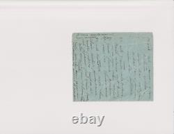Circa 1880. Réjane. Théâtre. Comédie. Lettre autographe signée. Superbe texte++