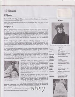 Circa 1880. Réjane. Théâtre. Comédie. Lettre autographe signée. Superbe texte++