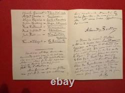 Cm87-lettre Autographe Signée-alexandre Boutique-chimère-1891