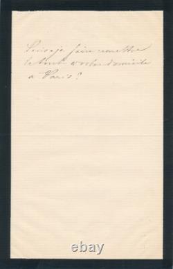 Compositeur Gustave LEFÈVRE 4 lettres autographes signées belle correspondance