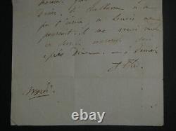 (Comte) Alfred DE FALLOUX LETTRE AUTOGRAPHE SIGNÉE À Marie DE FALLOUX, 1859