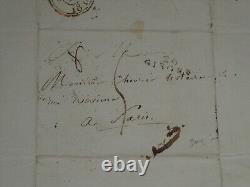 Comte Joseph Lagrange Lettre autographe signée à Monsieur Chevrier, Notaire