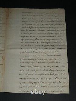 Comte de Toulouse de Bourbon Lettre avec Annotation autographe signée 1703