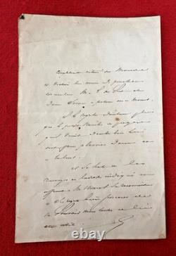 Cx15-lettre Autographe Signée Ulric Guttinguer- Poète Romantique