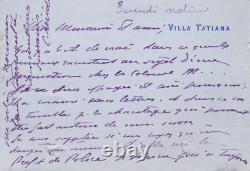 Cyprienne DUBERNET HERIOT DOUINE 2 cartes autographes signées