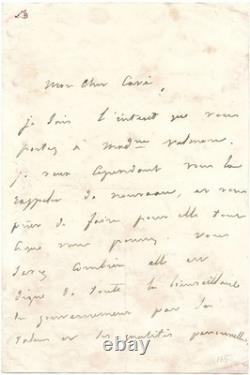 DESBORDES-VALMORE Adolphe THIERS / Lettre autographe signée / Beaux-Arts