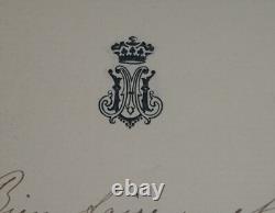 DUCHESSE Anne de ROCHECHOUART LOT DE TROIS LETTRES AUTOGRAPHES SIGNÉES, PARIS