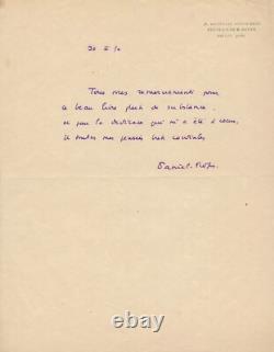 Daniel-Rops 4 lettres autographes signées et 4 cartes autographes signées