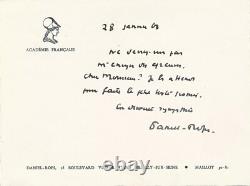 Daniel-Rops 4 lettres autographes signées et 4 cartes autographes signées