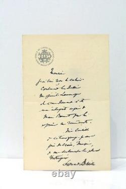 Deux lettres autographes signées d'Edouard Detaille 1890