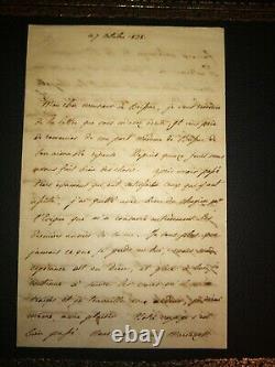 Duc De Bordeaux / Comte de Chambord / Henri v. Lettre Autographe Signee