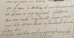 Duc de GUISE, Chef Ligue assassiné / Henri III Rare lettre autographe signée