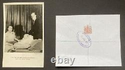 ELIZABETH II Lettre autographe signée Naissance et baptême de Charles III