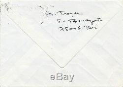 Écrivain Henri Troyat lettre autographe signée s'isole pour écrire 13 mars 1980