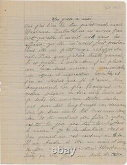 Edith PIAF Lettre autographe signée à Yves MONTAND