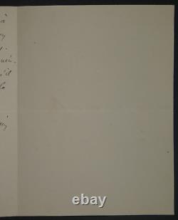 Edmond HARAUCOURT Lettre Autographe Signée on continue à se battre, 1915