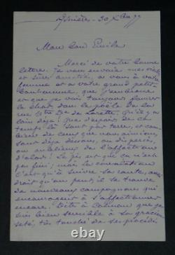 Edouard CADOL Ensemble de 7 lettres autographes signées, 1865-1884, 10 pages