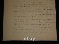 Edouard Julia Journaliste 3 LETTRES AUTOGRAPHES SIGNÉES À Léon Daudet