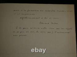 Edouard Julia Journaliste 3 LETTRES AUTOGRAPHES SIGNÉES À Léon Daudet