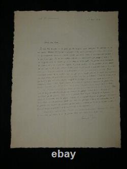 Edouard Julia Journaliste 3 LETTRES AUTOGRAPHES SIGNÉES À Léon Daudet