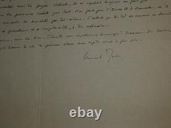 Edouard Julia Journaliste 3 LETTRES AUTOGRAPHES SIGNÉES À Léon Daudet