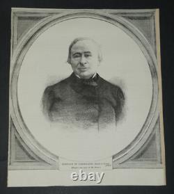 Édouard Lefebvre de Laboulaye Lettre autographe signée et un portrait