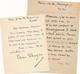 Elemir Bourges 2 Lettres Autographes Signées Choses Incohérentes! Goncourt