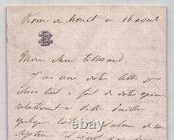 Elisa Napoleone BACIOCCHI -Lettre autographe signée 1846