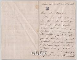 Elisa Napoleone BACIOCCHI -Lettre autographe signée 1846